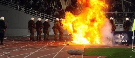 Panathinaikos Atena, depunctata din cauza violentelor provocate de suporteri